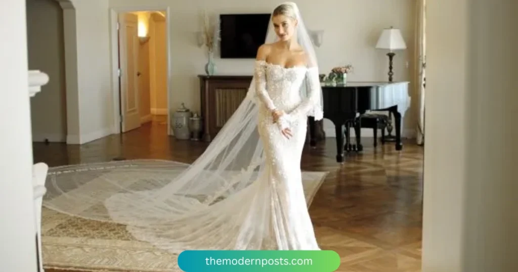 Hailey Bieber Wedding Dress